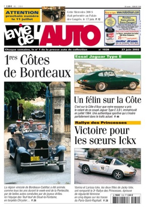 La Vie de l’Auto n° 1039 du 27/06/2002