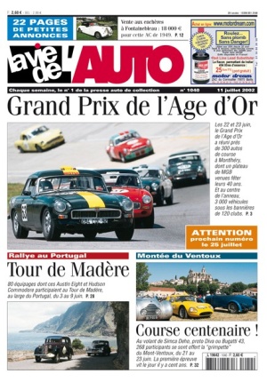 La Vie de l’Auto n° 1040 du 11/07/2002