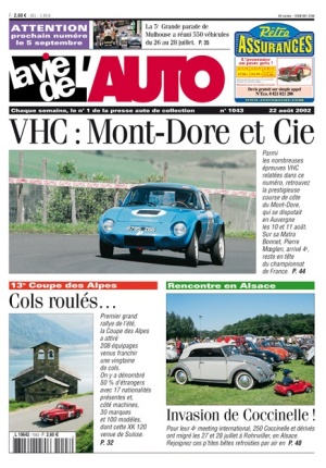 La Vie de l’Auto n° 1043 du 22/08/2002