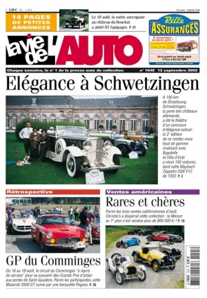 La Vie de l’Auto n° 1045 du 12/09/2002