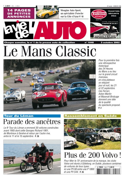 La Vie de l'Auto n° 1048 du 03/10/2002