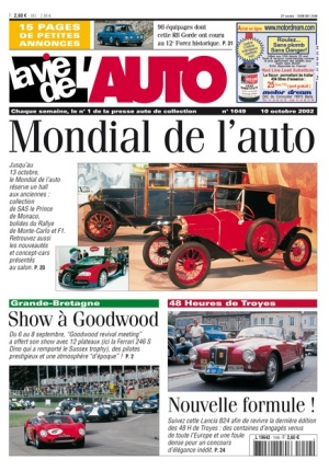 La Vie de l’Auto n° 1049 du 10/10/2002