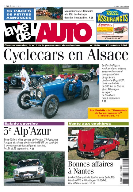 La Vie de l'Auto n° 1050 du 17/10/2002