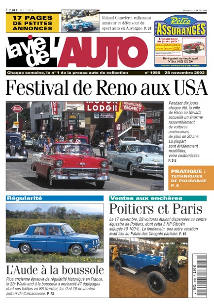 La Vie de l'Auto n° 1056 du 28/11/2002