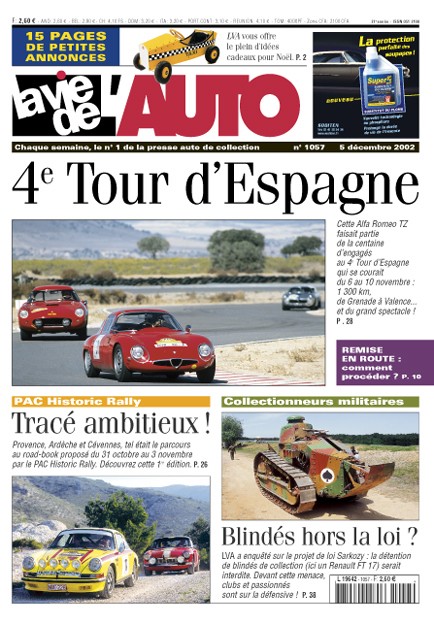 La Vie de l'Auto n° 1057 du 05/12/2002