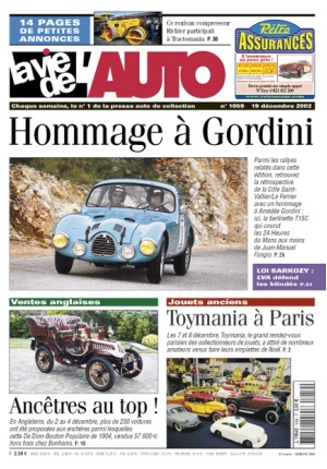 La Vie de l’Auto n° 1059 du 19/12/2002