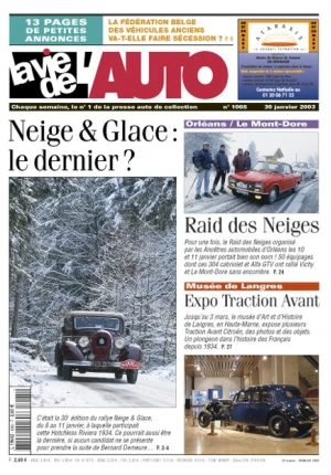 La Vie de l’Auto n° 1065 du 30/01/2003