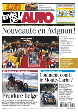 La Vie de l’Auto n° 1071 du 13/03/2003