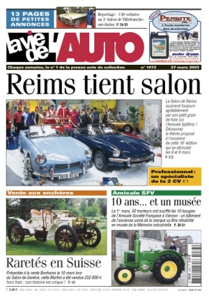 La Vie de l’Auto n° 1073 du 27/03/2003