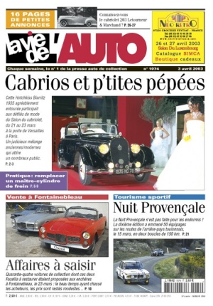 La Vie de l’Auto n° 1074 du 03/04/2003