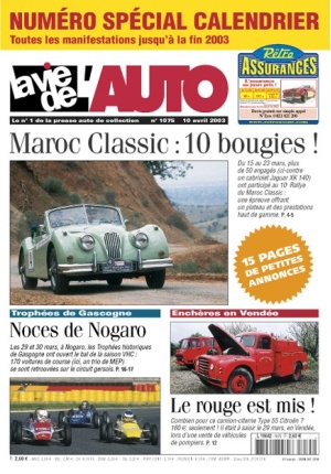 La Vie de l’Auto n° 1075 du 10/04/2003