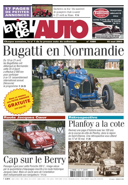 La Vie de l'Auto n° 1080 du 15/05/2003