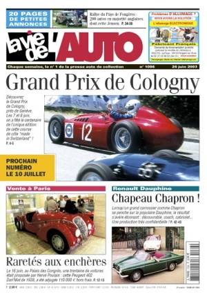 La Vie de l'Auto n° 1086 du 26/06/2003