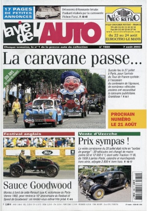 La Vie de l’Auto n° 1089 du 07/08/2003