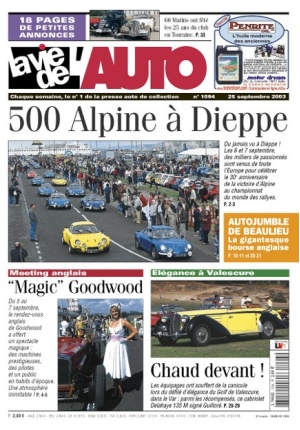 La Vie de l’Auto n° 1094 du 25/09/2003