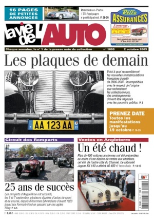 La Vie de l’Auto n° 1095 du 02/10/2003