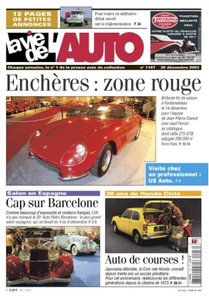 La Vie de l’Auto n° 1107 du 25/12/2003