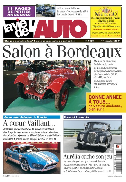La Vie de l'Auto n° 1108 du 01/01/2004