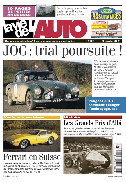 La Vie de l'Auto n° 1109 du 08/01/2004