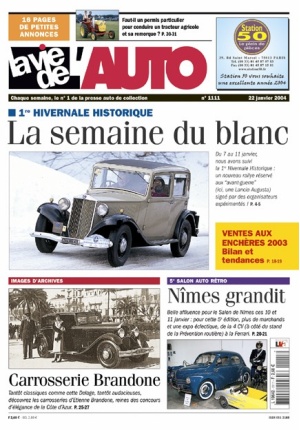 La Vie de l’Auto n° 1111 du 22/01/2004