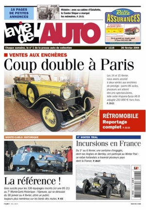 La Vie de l’Auto n° 1116 du 26/02/2004