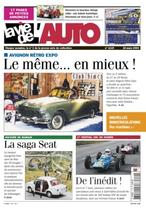 La Vie de l’Auto n° 1119 du 18/03/2004