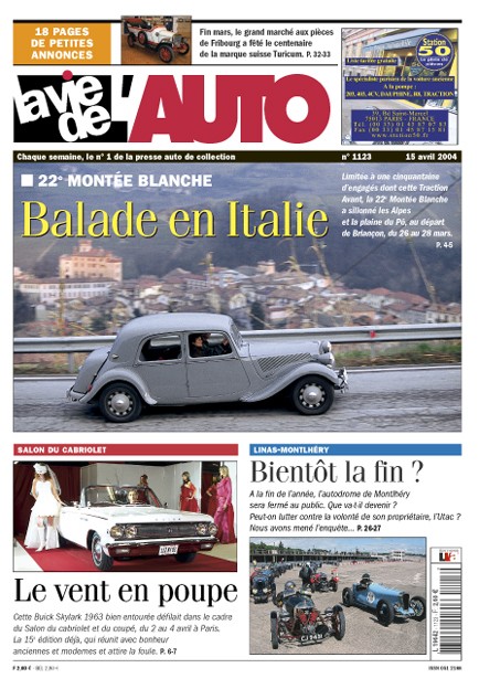 La Vie de l'Auto n° 1123 du 15/04/2004