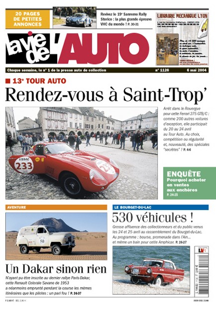 La Vie de l'Auto n° 1126 du 06/05/2004