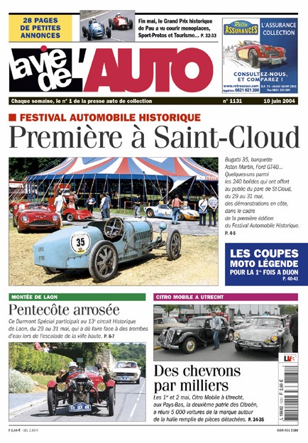 La Vie de l'Auto n° 1131 du 10/06/2004