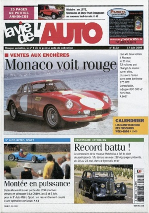 La Vie de l’Auto n° 1132 du 17/06/2004