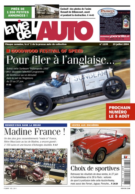 La Vie de l'Auto n° 1135 du 15/07/2004