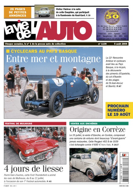 La Vie de l'Auto n° 1136 du 05/08/2004