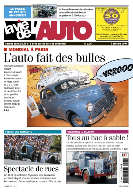 La Vie de l'Auto n° 1143 du 07/10/2004