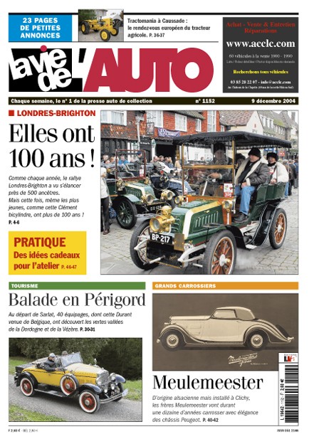 La Vie de l'Auto n° 1152 du 09/12/2004