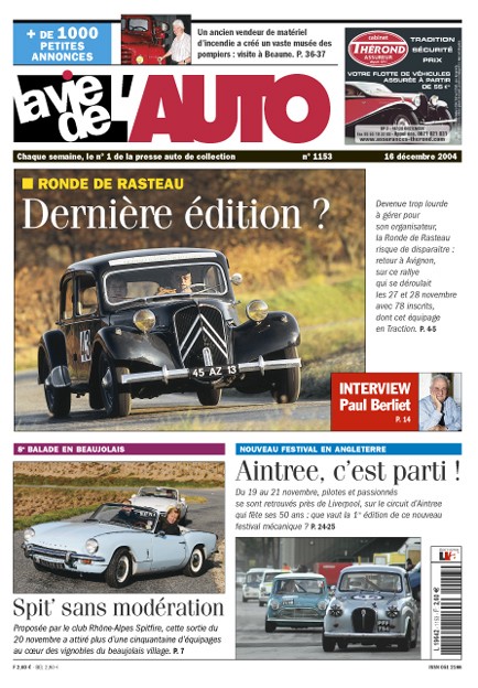 La Vie de l'Auto n° 1153 du 16/12/2004