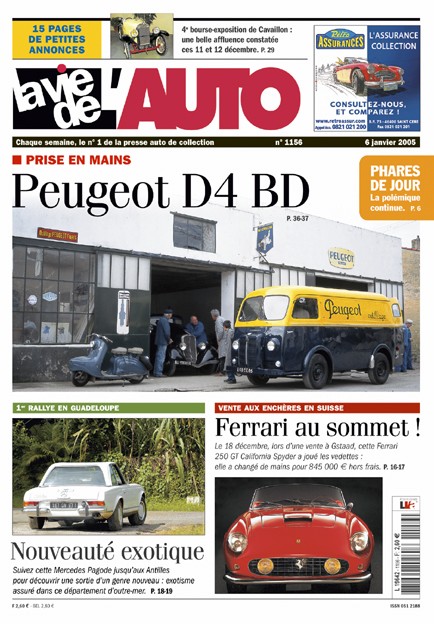 La Vie de l'Auto n° 1156 du 06/01/2005