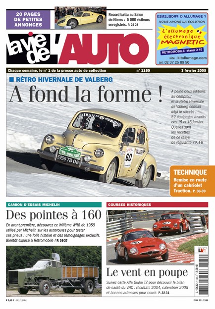 La Vie de l'Auto n° 1160 du 03/02/2005