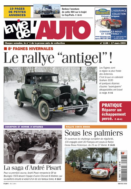 La Vie de l'Auto n° 1166 du 17/03/2005