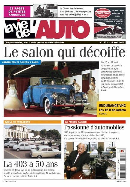 La Vie de l'Auto n° 1172 du 28/04/2005