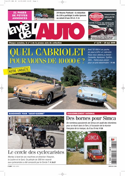 La Vie de l'Auto n° 1175 du 19/05/2005