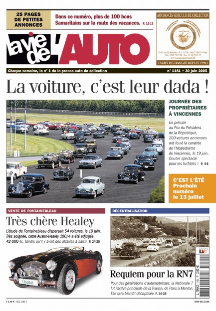 La Vie de l'Auto n° 1181 du 07/07/2005