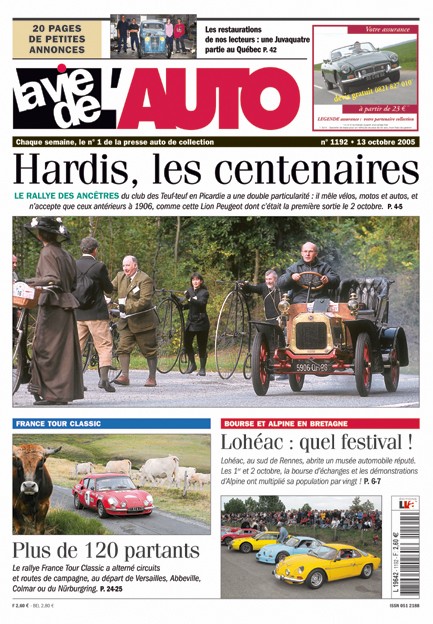 La Vie de l'Auto n° 1192 du 20/10/2005