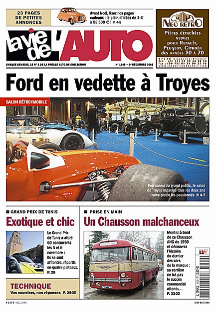 La Vie de l'Auto n° 1199 du 08/12/2005