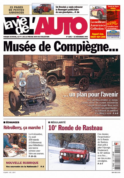 La Vie de l'Auto n° 1201 du 22/12/2005