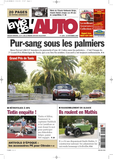 La Vie de l'Auto n° 1244 du 16/11/2006