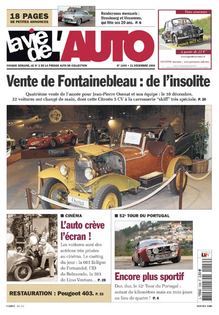 La Vie de l'Auto n° 1249 du 21/12/2006