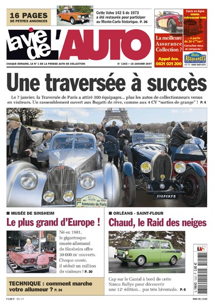 La Vie de l'Auto n° 1253 du 18/01/2007