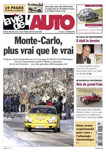La Vie de l'Auto n° 1256 du 05/02/2007