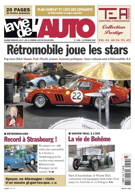 La Vie de l'Auto n° 1258 du 19/02/2007