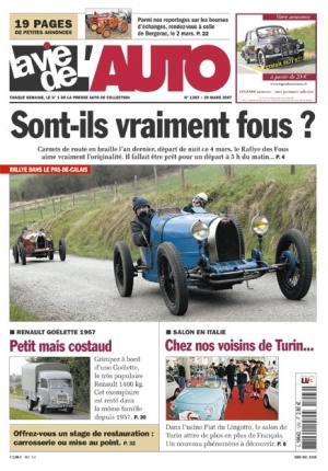 La Vie de l’Auto n° 1263 du 26/03/2007